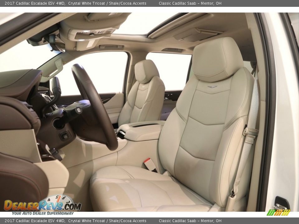 Front Seat of 2017 Cadillac Escalade ESV 4WD Photo #5