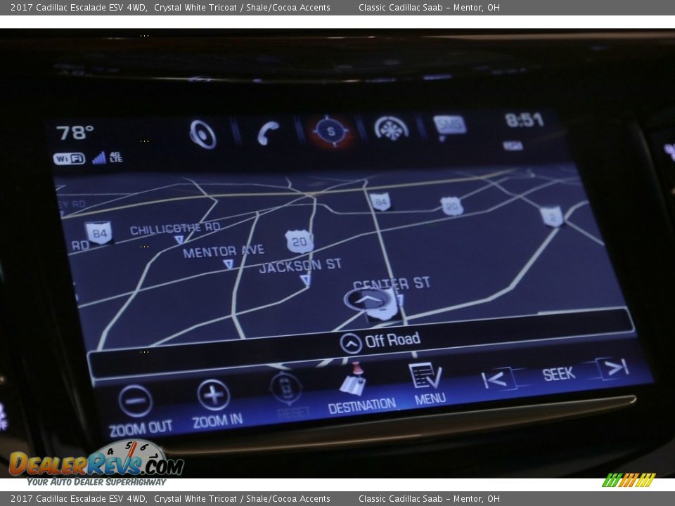 Navigation of 2017 Cadillac Escalade ESV 4WD Photo #9