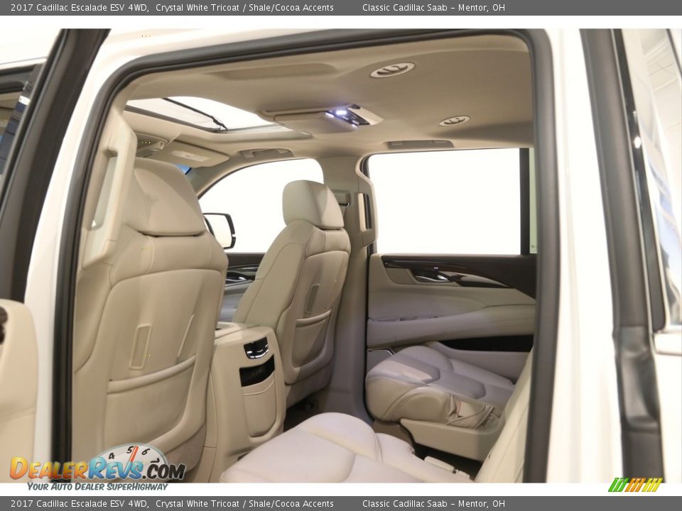 Rear Seat of 2017 Cadillac Escalade ESV 4WD Photo #10