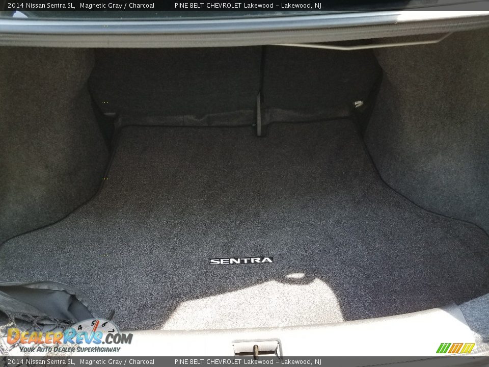2014 Nissan Sentra SL Magnetic Gray / Charcoal Photo #9