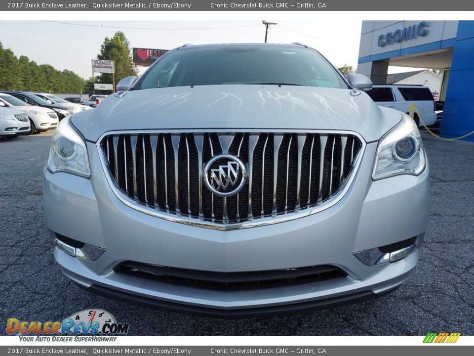 2017 Buick Enclave Leather Quicksilver Metallic / Ebony/Ebony Photo #2