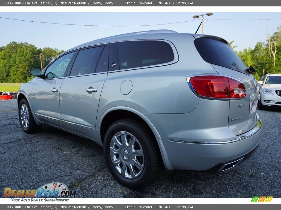 2017 Buick Enclave Leather Quicksilver Metallic / Ebony/Ebony Photo #5