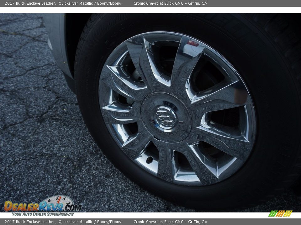 2017 Buick Enclave Leather Quicksilver Metallic / Ebony/Ebony Photo #11