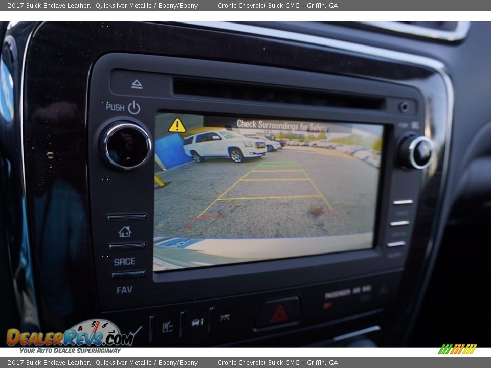 2017 Buick Enclave Leather Quicksilver Metallic / Ebony/Ebony Photo #14