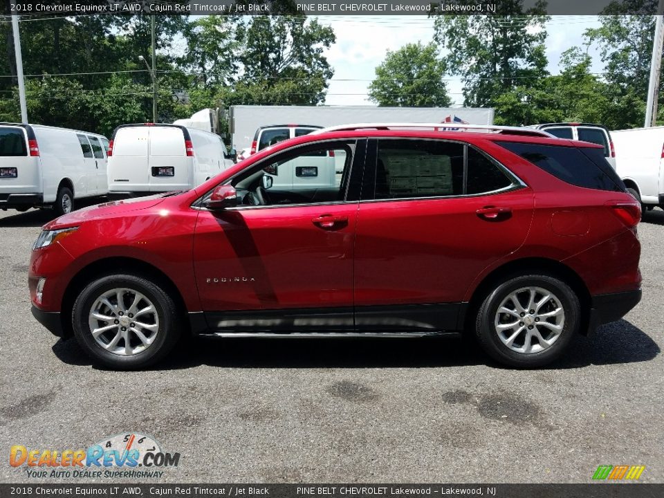 2018 Chevrolet Equinox LT AWD Cajun Red Tintcoat / Jet Black Photo #3