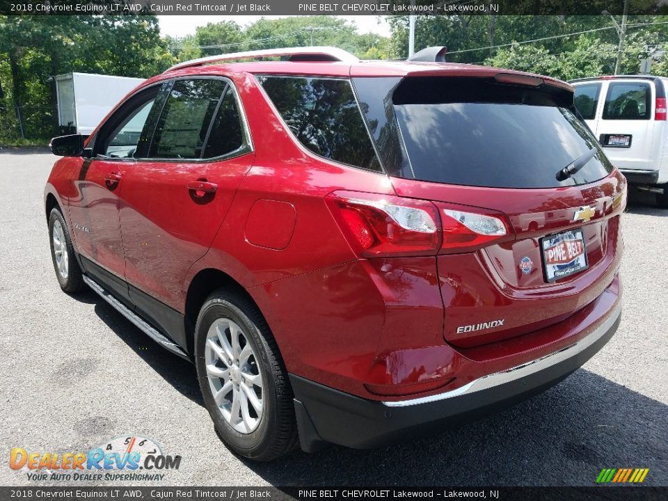 2018 Chevrolet Equinox LT AWD Cajun Red Tintcoat / Jet Black Photo #4