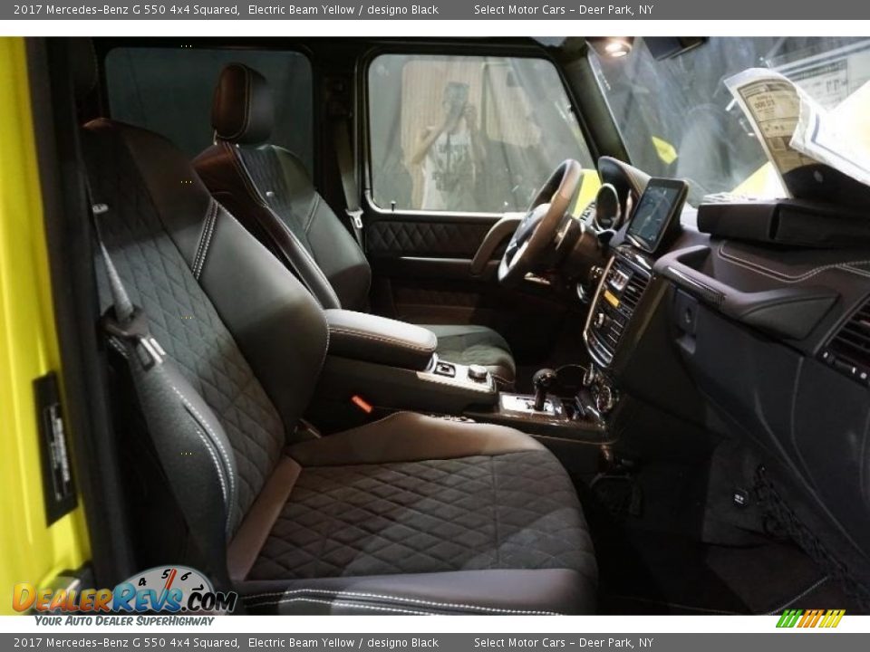 Front Seat of 2017 Mercedes-Benz G 550 4x4 Squared Photo #9