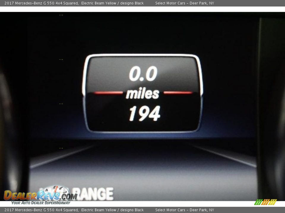 2017 Mercedes-Benz G 550 4x4 Squared Electric Beam Yellow / designo Black Photo #10