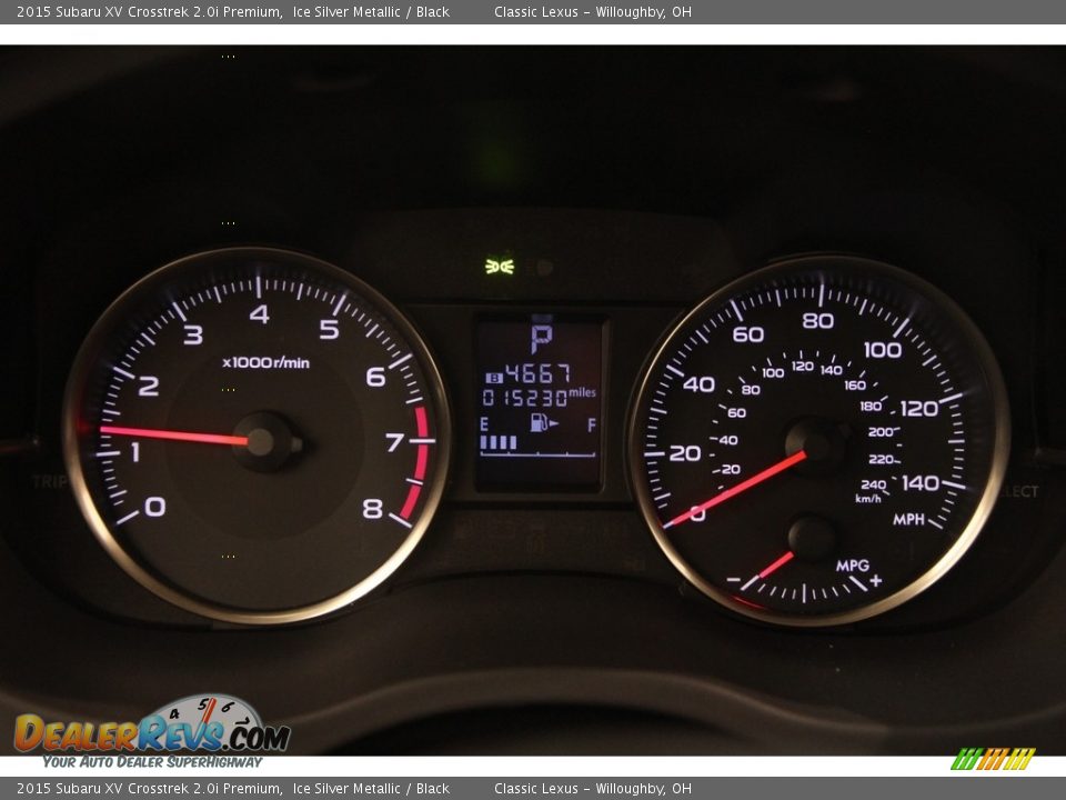 2015 Subaru XV Crosstrek 2.0i Premium Ice Silver Metallic / Black Photo #8