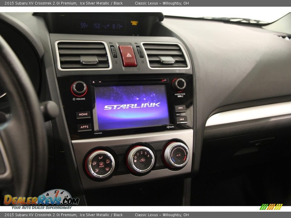 2015 Subaru XV Crosstrek 2.0i Premium Ice Silver Metallic / Black Photo #9