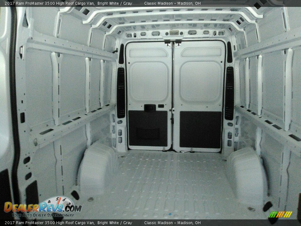 2017 Ram ProMaster 3500 High Roof Cargo Van Bright White / Gray Photo #9