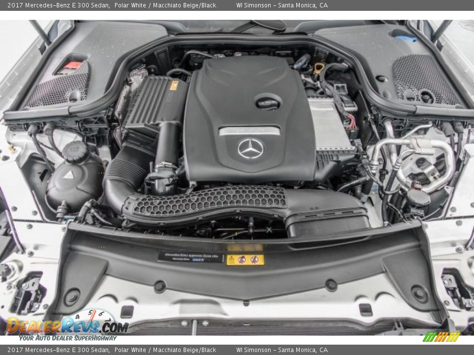 2017 Mercedes-Benz E 300 Sedan Polar White / Macchiato Beige/Black Photo #8