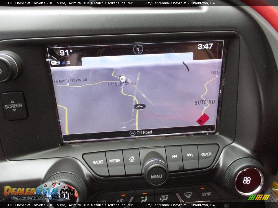 Navigation of 2018 Chevrolet Corvette Z06 Coupe Photo #4