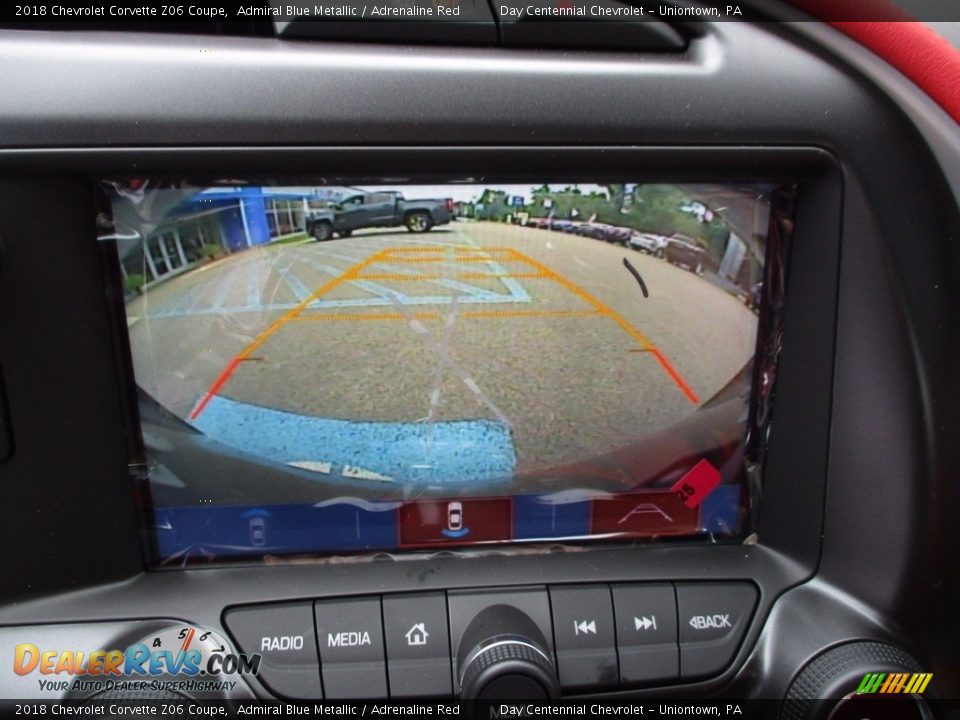 2018 Chevrolet Corvette Z06 Coupe Admiral Blue Metallic / Adrenaline Red Photo #5