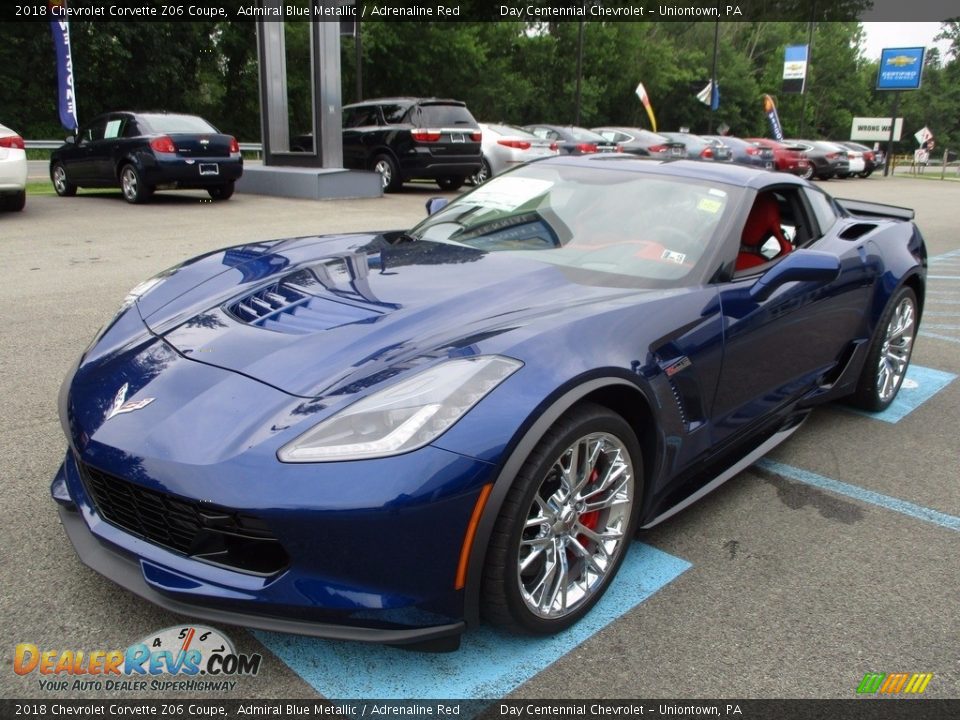 Front 3/4 View of 2018 Chevrolet Corvette Z06 Coupe Photo #12