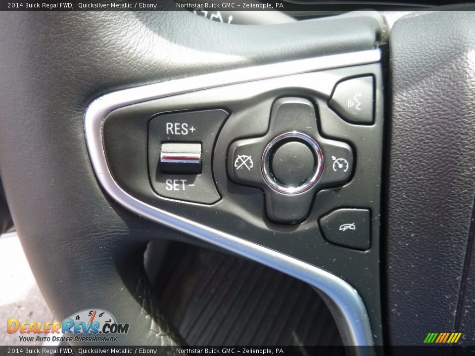 2014 Buick Regal FWD Quicksilver Metallic / Ebony Photo #24