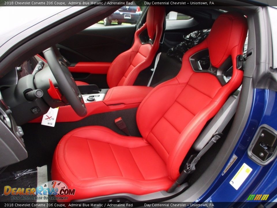 Adrenaline Red Interior - 2018 Chevrolet Corvette Z06 Coupe Photo #19