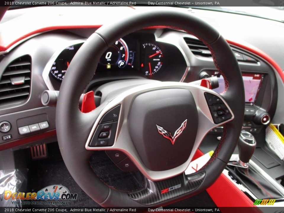 2018 Chevrolet Corvette Z06 Coupe Steering Wheel Photo #20