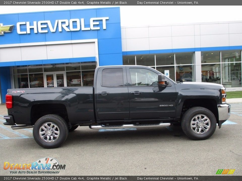 2017 Chevrolet Silverado 2500HD LT Double Cab 4x4 Graphite Metallic / Jet Black Photo #2