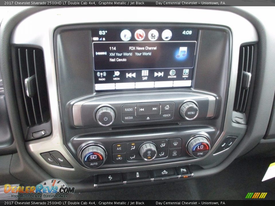 2017 Chevrolet Silverado 2500HD LT Double Cab 4x4 Graphite Metallic / Jet Black Photo #5