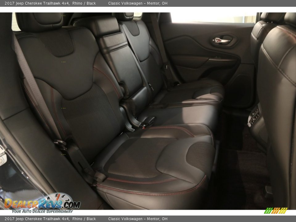 2017 Jeep Cherokee Trailhawk 4x4 Rhino / Black Photo #19