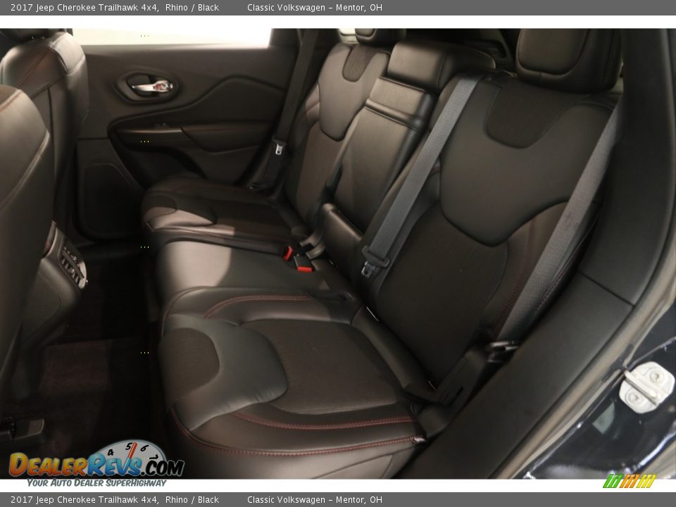 2017 Jeep Cherokee Trailhawk 4x4 Rhino / Black Photo #20