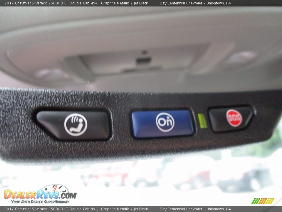 2017 Chevrolet Silverado 2500HD LT Double Cab 4x4 Graphite Metallic / Jet Black Photo #8