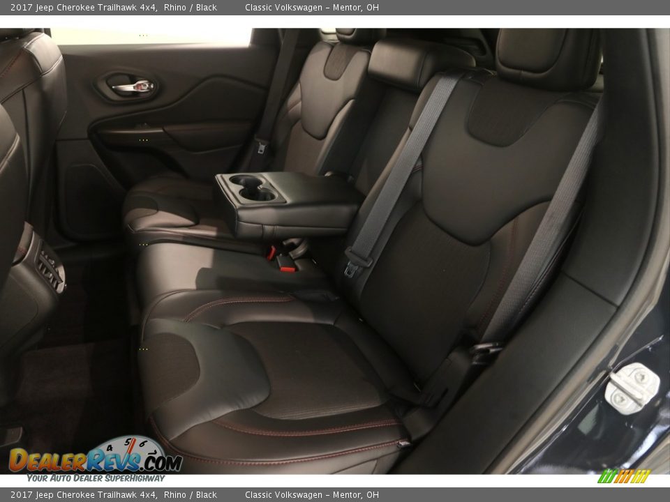 2017 Jeep Cherokee Trailhawk 4x4 Rhino / Black Photo #21