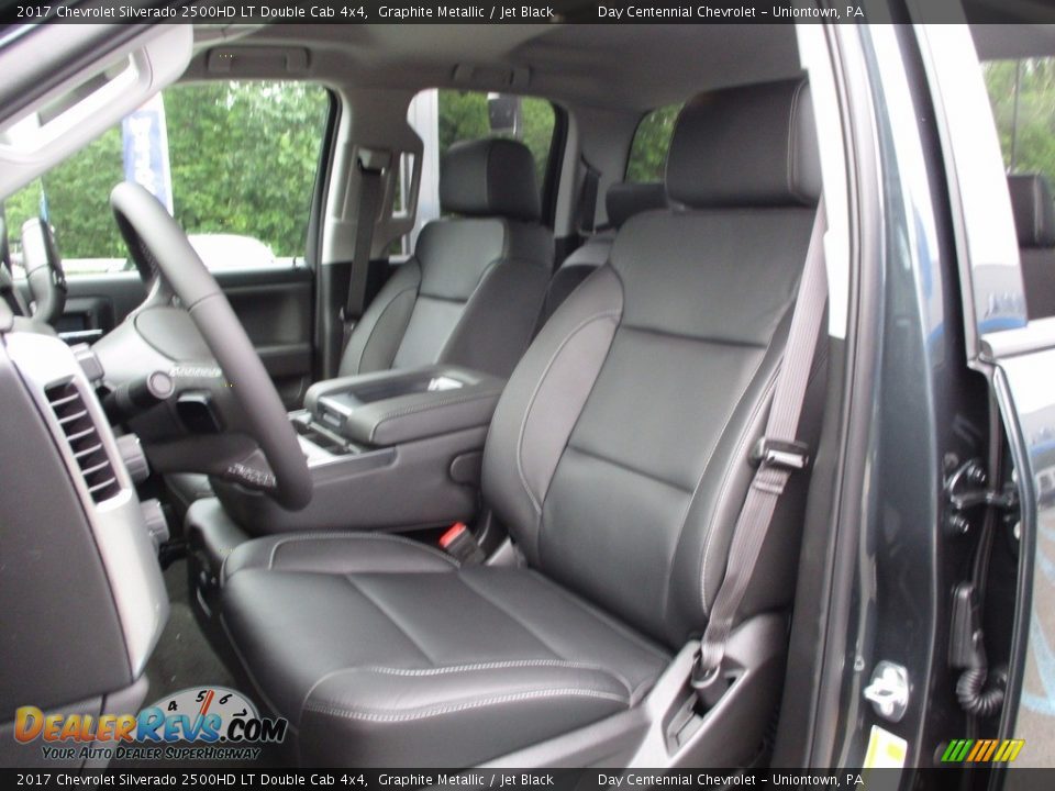 2017 Chevrolet Silverado 2500HD LT Double Cab 4x4 Graphite Metallic / Jet Black Photo #11