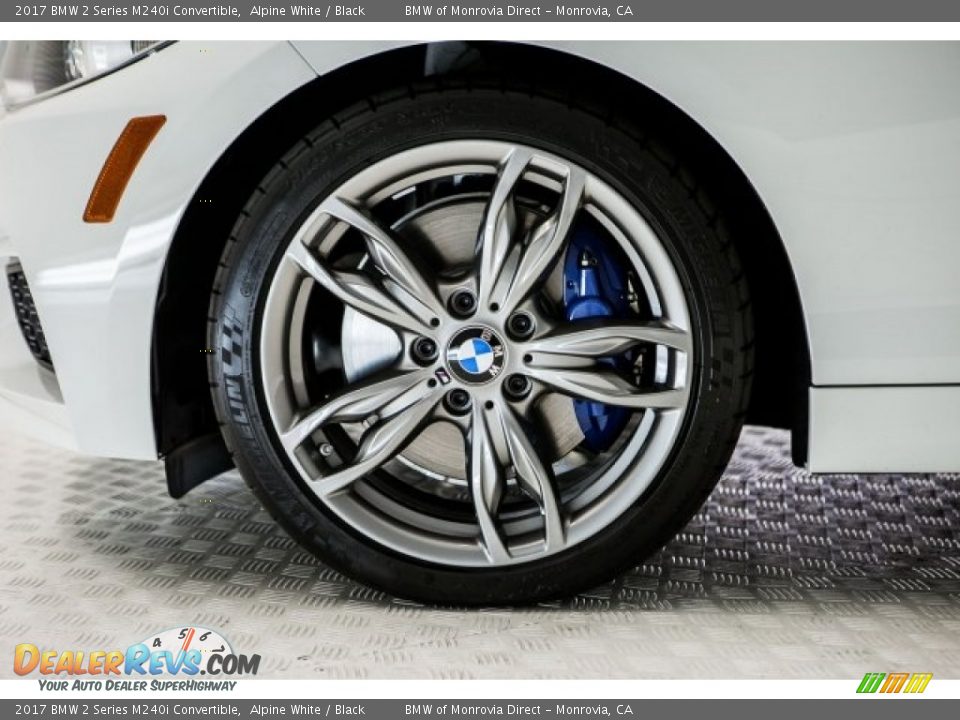 2017 BMW 2 Series M240i Convertible Alpine White / Black Photo #9