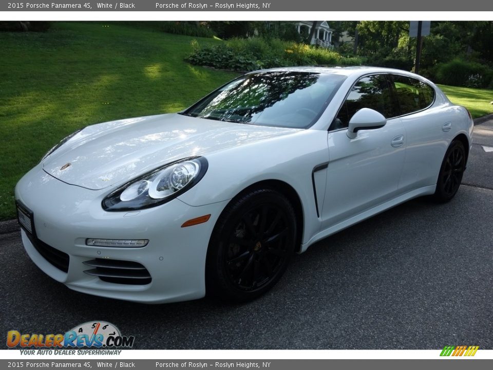 2015 Porsche Panamera 4S White / Black Photo #1