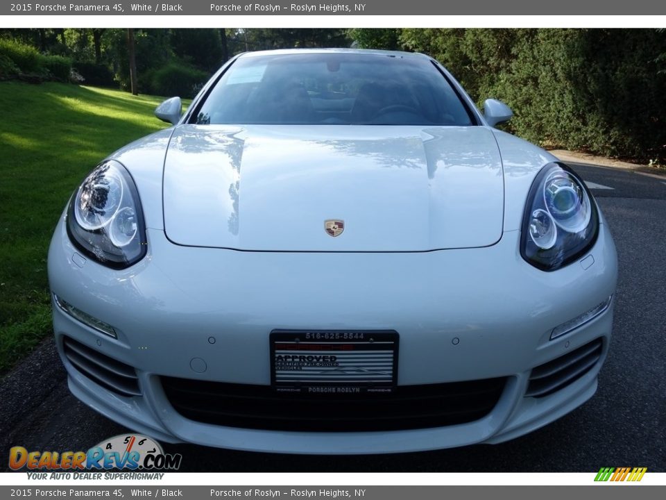 2015 Porsche Panamera 4S White / Black Photo #2