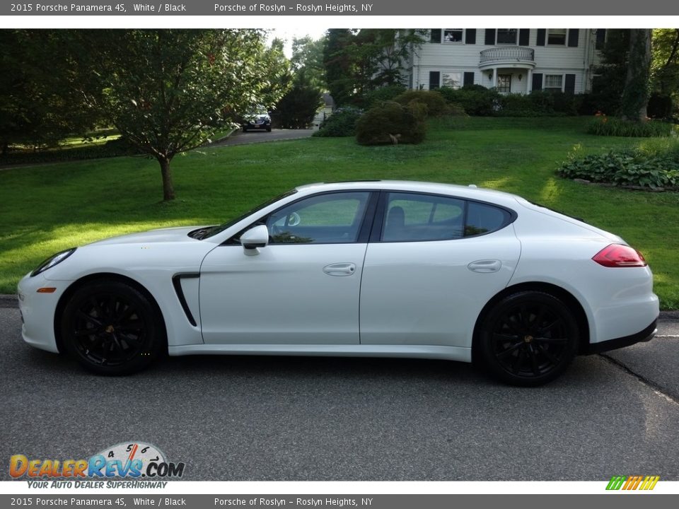 2015 Porsche Panamera 4S White / Black Photo #3