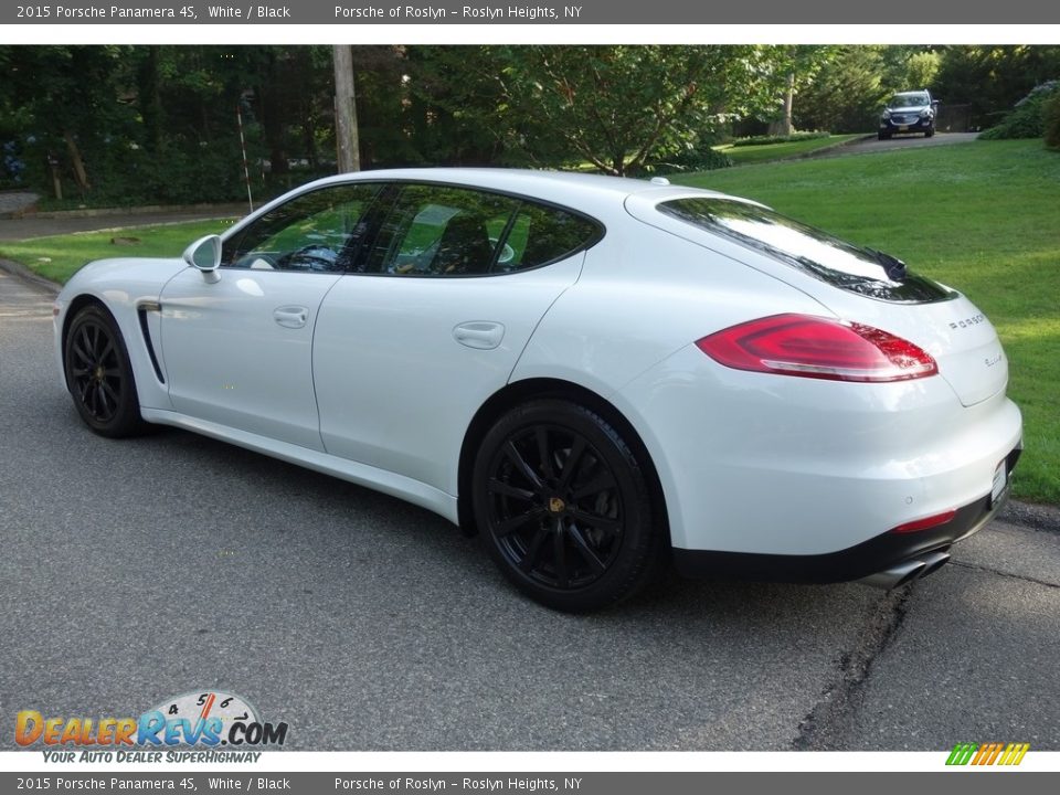 2015 Porsche Panamera 4S White / Black Photo #4