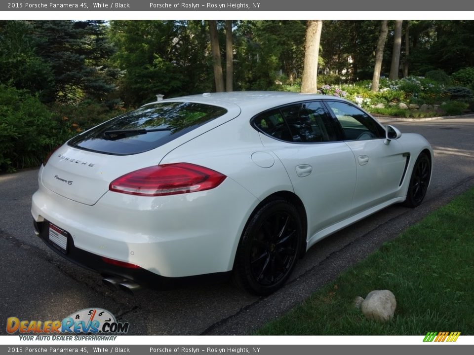 2015 Porsche Panamera 4S White / Black Photo #6