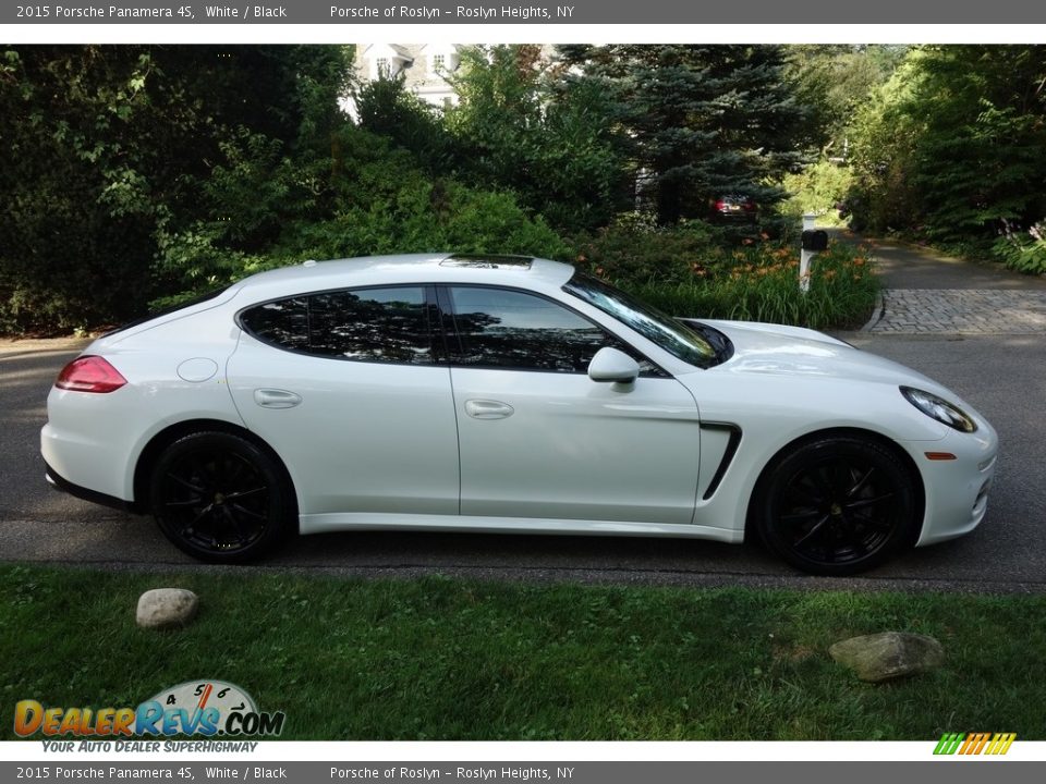 2015 Porsche Panamera 4S White / Black Photo #7