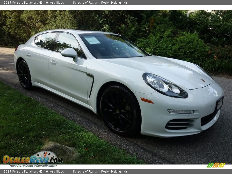 2015 Porsche Panamera 4S White / Black Photo #8