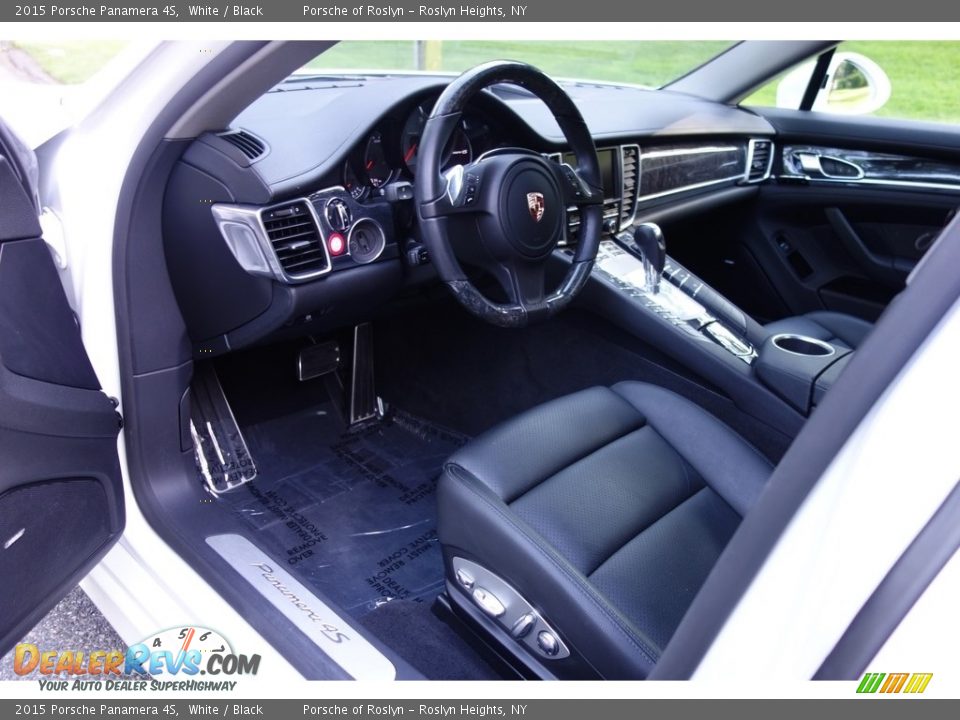 2015 Porsche Panamera 4S White / Black Photo #10