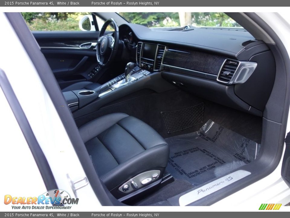 2015 Porsche Panamera 4S White / Black Photo #15