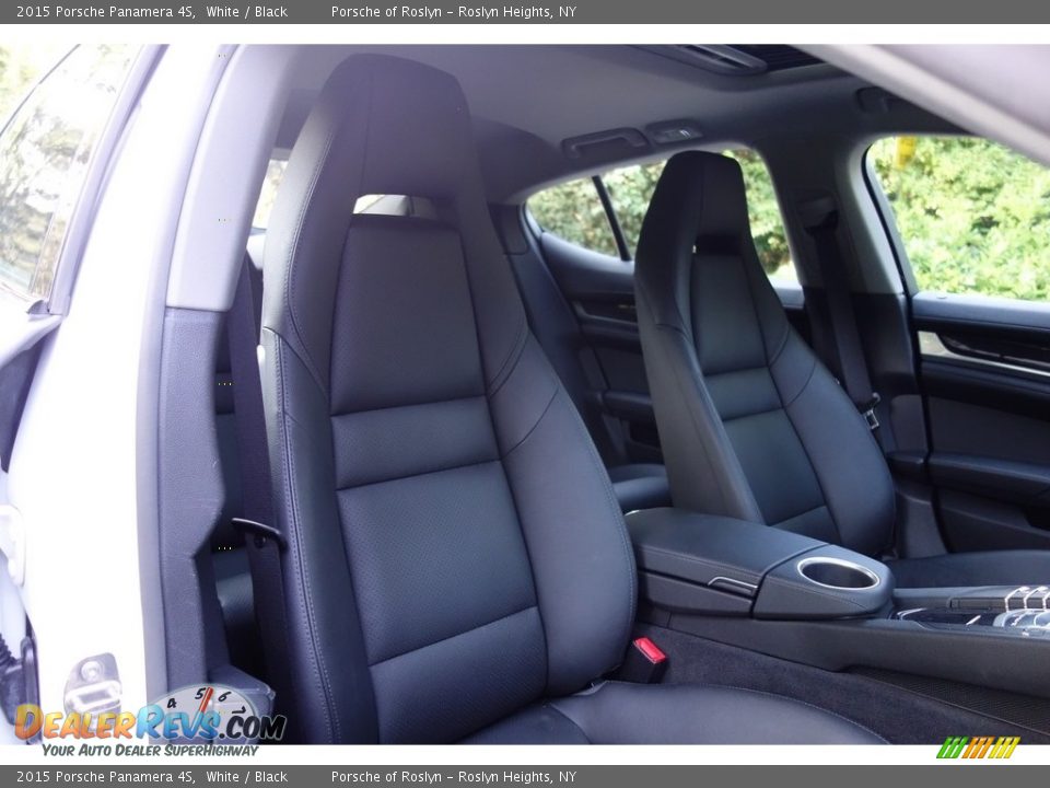 2015 Porsche Panamera 4S White / Black Photo #19