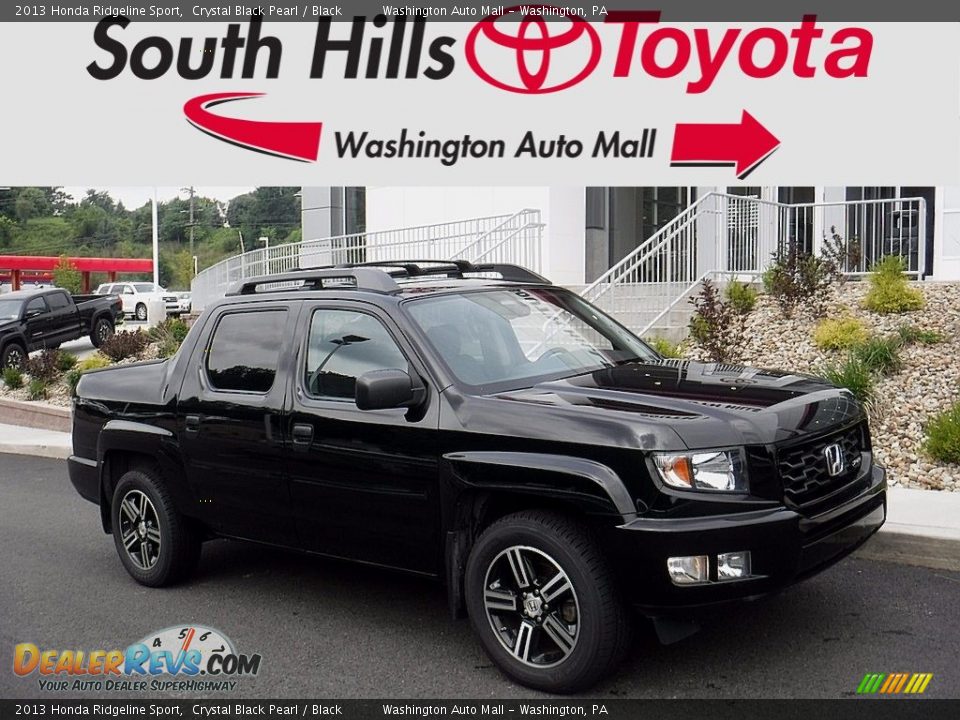 2013 Honda Ridgeline Sport Crystal Black Pearl / Black Photo #1