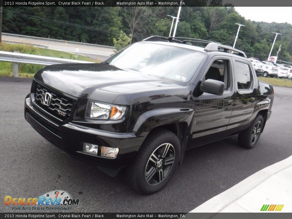 2013 Honda Ridgeline Sport Crystal Black Pearl / Black Photo #7