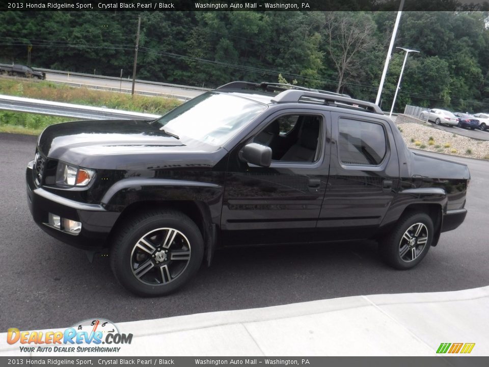2013 Honda Ridgeline Sport Crystal Black Pearl / Black Photo #8