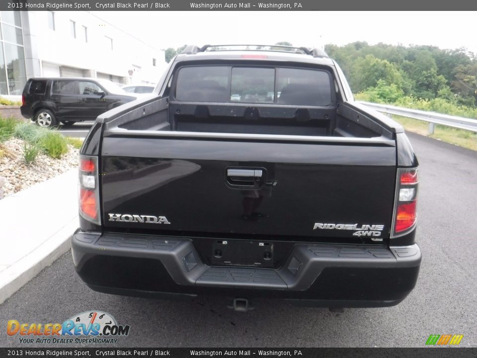 2013 Honda Ridgeline Sport Crystal Black Pearl / Black Photo #10