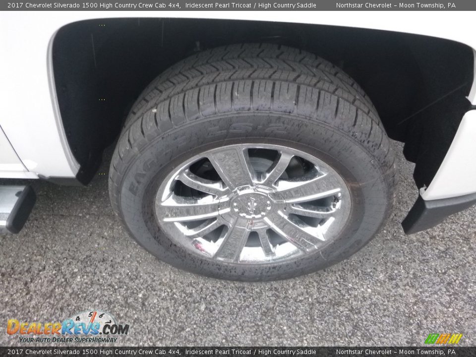 2017 Chevrolet Silverado 1500 High Country Crew Cab 4x4 Iridescent Pearl Tricoat / High Country Saddle Photo #9