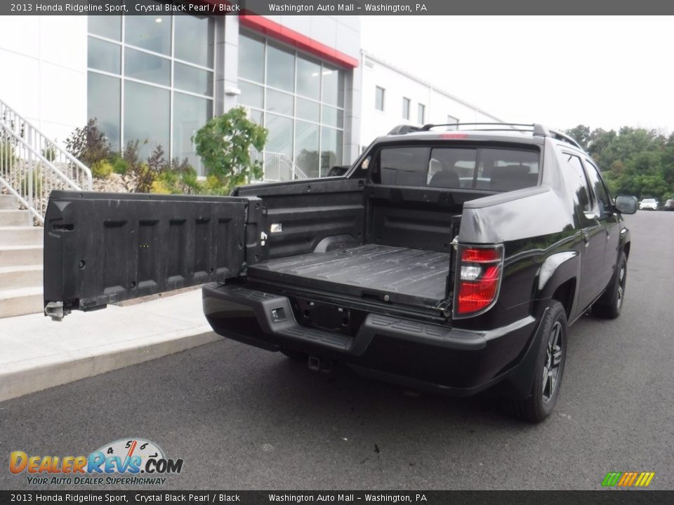 2013 Honda Ridgeline Sport Crystal Black Pearl / Black Photo #14