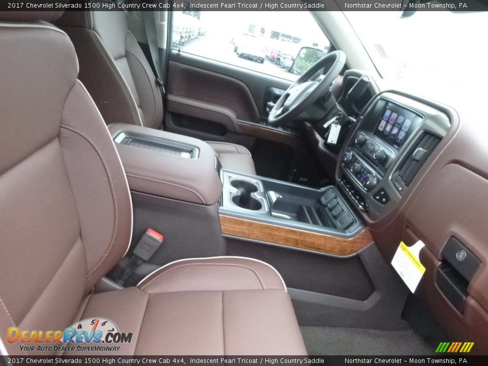2017 Chevrolet Silverado 1500 High Country Crew Cab 4x4 Iridescent Pearl Tricoat / High Country Saddle Photo #10