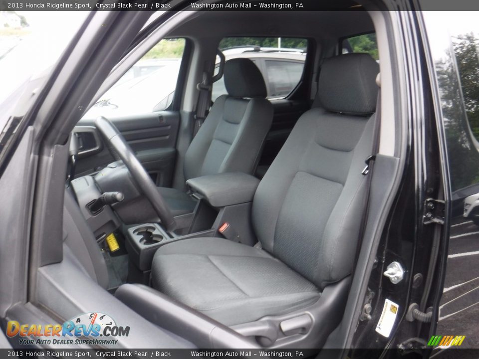 2013 Honda Ridgeline Sport Crystal Black Pearl / Black Photo #15