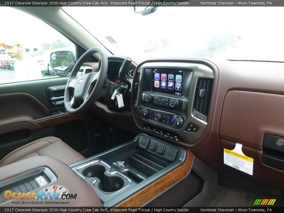 2017 Chevrolet Silverado 1500 High Country Crew Cab 4x4 Iridescent Pearl Tricoat / High Country Saddle Photo #11