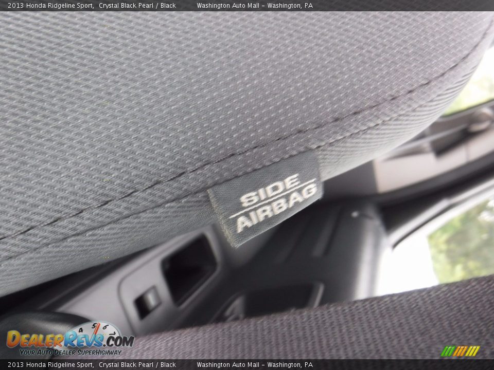 2013 Honda Ridgeline Sport Crystal Black Pearl / Black Photo #16